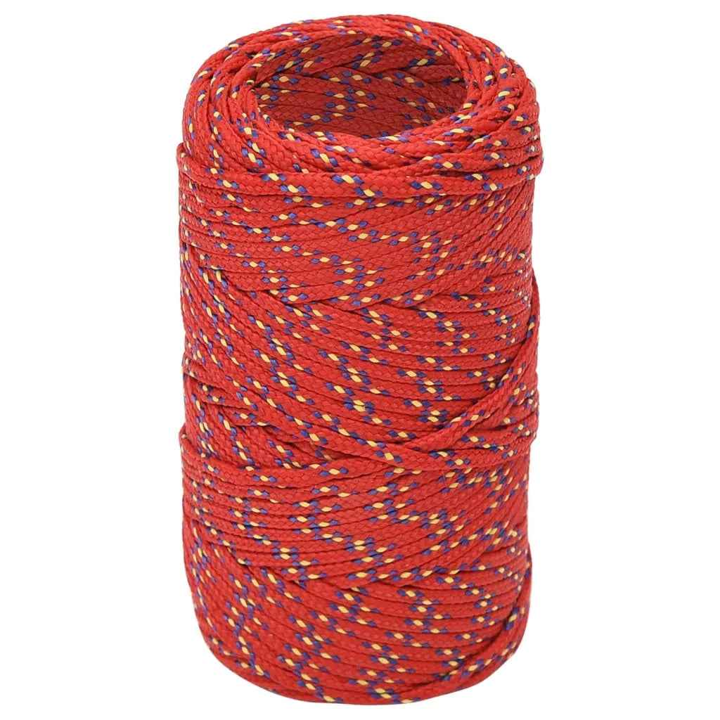 Corda per barca Rossa 2 mm 100 m in Polipropilene 152372