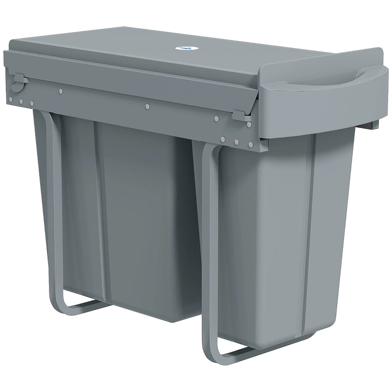 PATTUMIERA da incasso 52x26x40,8 cm Grigio in plastica