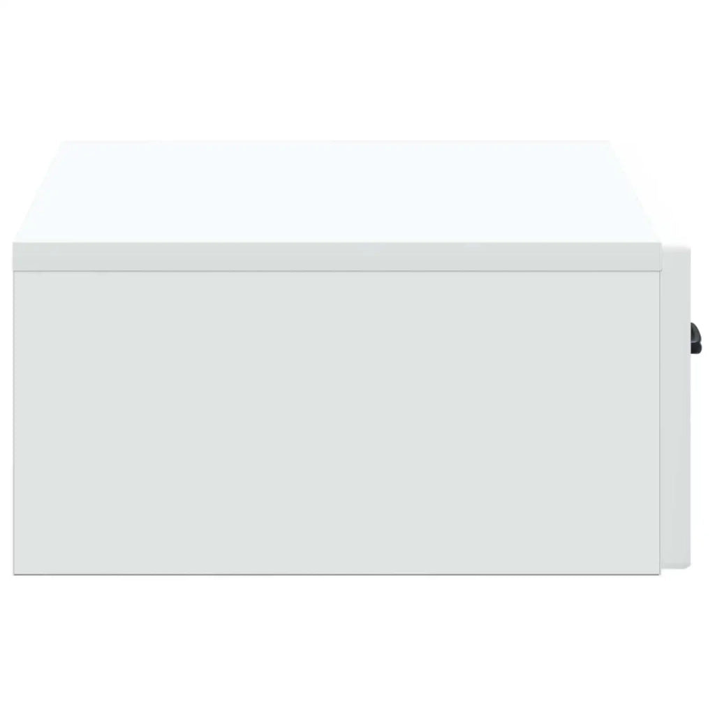 Tavolino da Parete Laterale Bianco 59 x 34,5 x 17 cm 899335