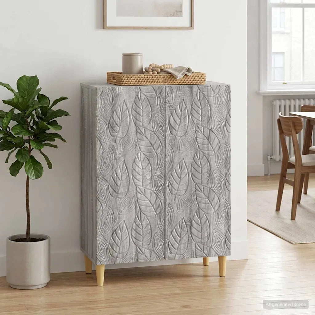 Credenza Sonoma grigio 66 x 34,5 x 90 cm Legno ingegnerizzato 895051