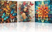 Stampa su tela - Immagine Elegante Farfalla - Immagini Moderne - 30x40 cm - Foto d'Arte per la Parete - Camera da Letto e Salotto - Regalo di Compleanno