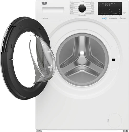 Beko WUY81436SI-IT: Lavatrice a Vapore SteamCure™, 8 kg, 1400 giri/min