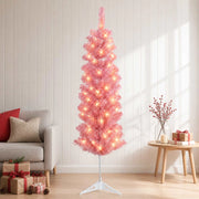 Albero di Natale Artificiale Sottile 150 cm 150 LED 3461076