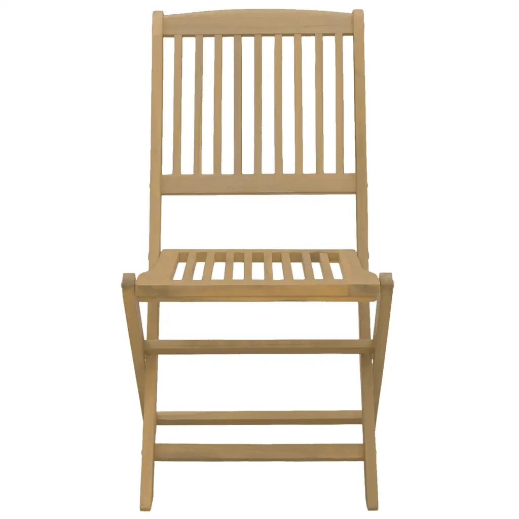 vidaXL Sedie da Giardino Pieghevoli 8 pz Legno Massello di Acacia
