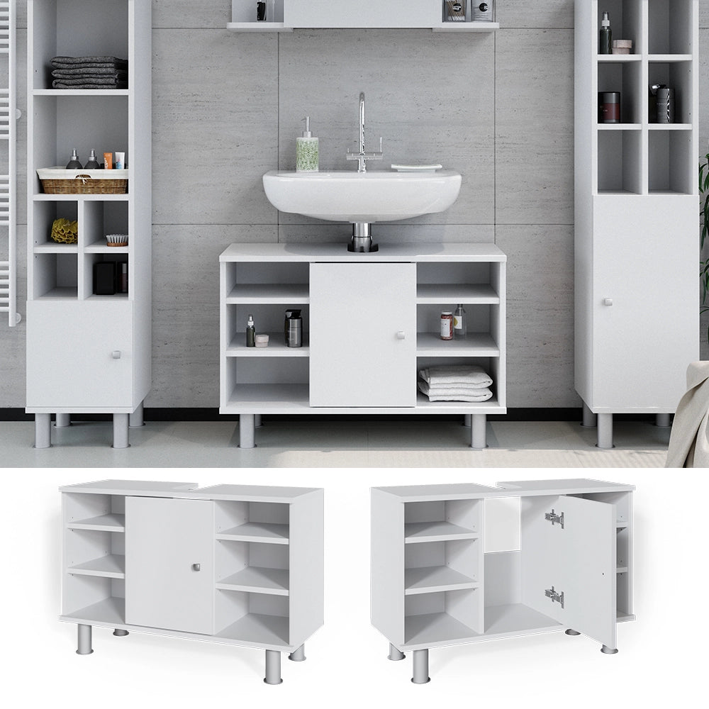 Vicco Mobile sottolavabo per bagno Bianco 80 x 54 cm