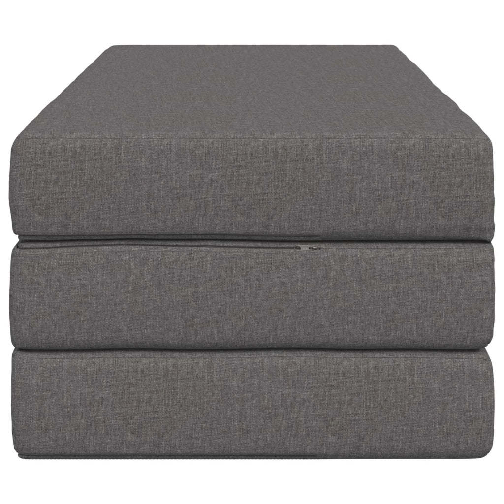 Divano Letto Pieghevole 140 x 67 x 45 cm Grigio Chiaro 900220