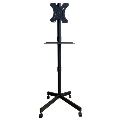 Supporto monitor tv pavimento techly ica tr201 trolley black