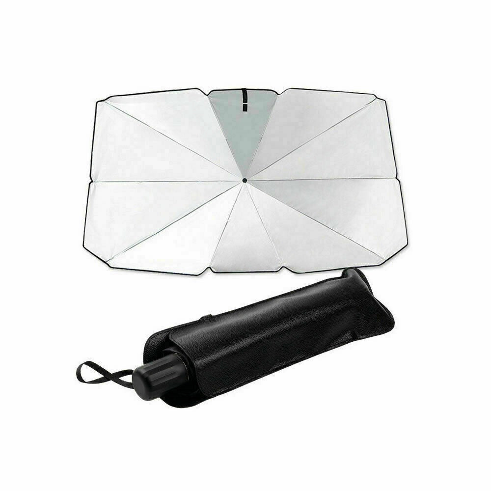 Trade Shop - Parasole Auto Ad Ombrello Protezione Sole Parabrezza Chiusura Apertura Rapida -