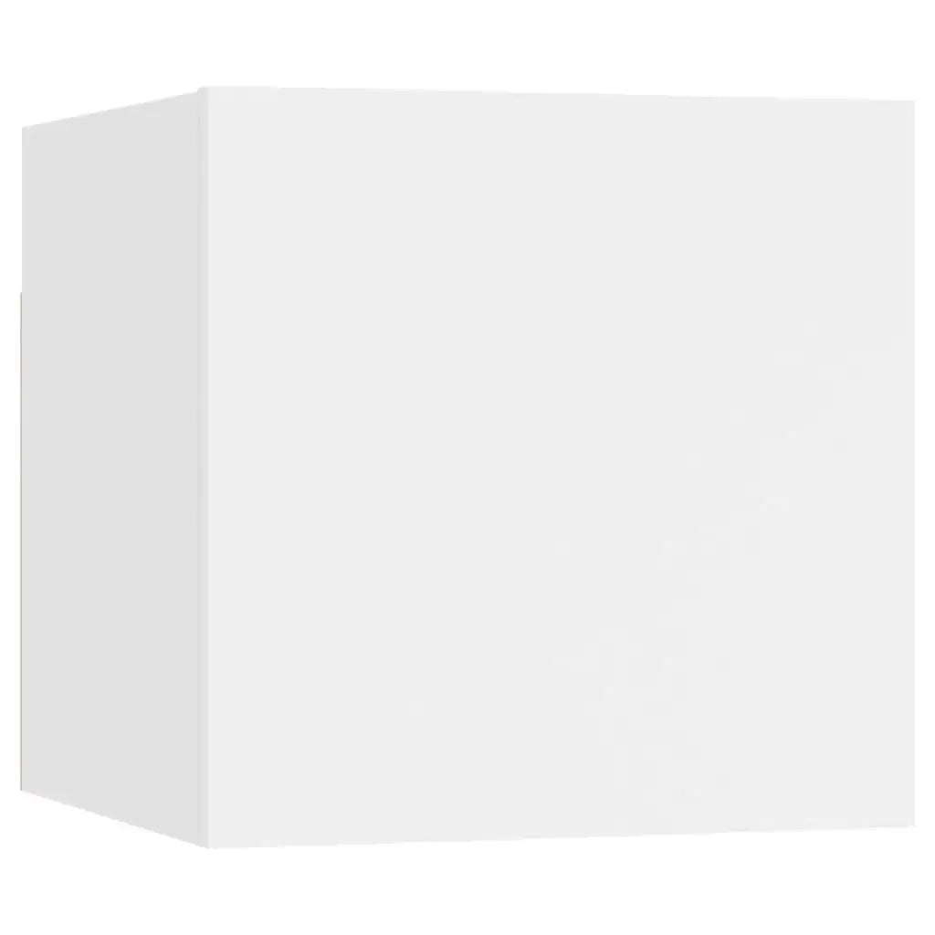 Set Mobili Porta TV 8 pz Bianco in Legno Multistrato 3078692