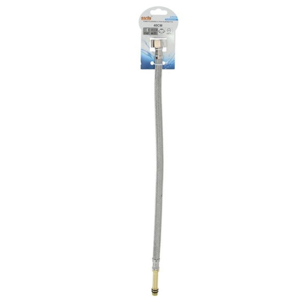 Trade Shop - Tubo Flessibile Flessibili Rubinetto Miscelatore Acqua 40 Cm F1/2 X M10/1 79911 -