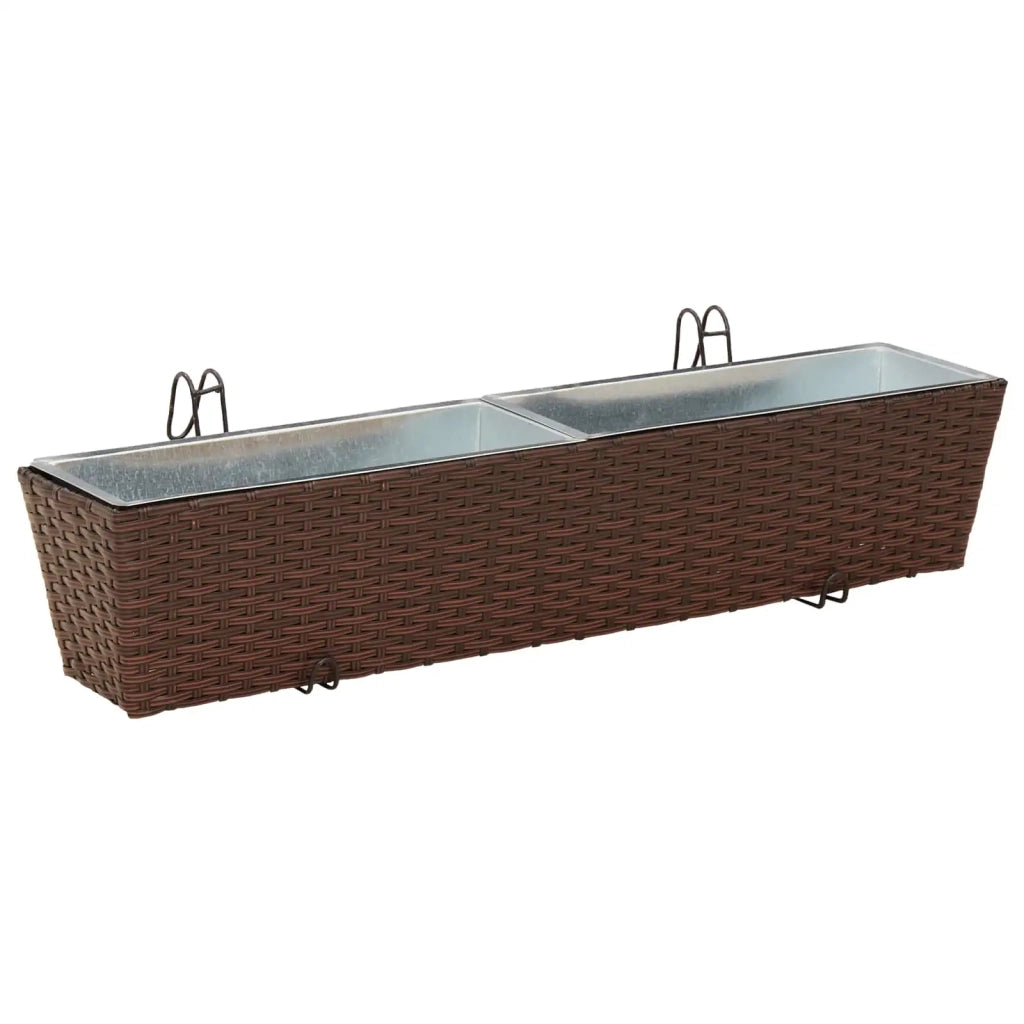 Ringhiera 2 pz 80 x 17 x 17 cm Metallo CFW8683822