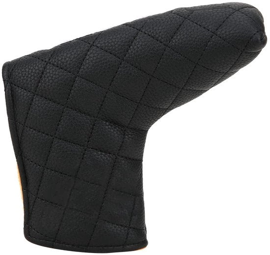 Copricapo Professionale - Cappuccio in PU e Pelle - Interno in Plush Spesso - Chiusura Magnetica - Impermeabile - Lavorazione Artigianale Sostenibile - Copricapo per Putter