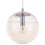 Lampada a Sospensione lampadario a Globo Moderno in Vetro Colorato dorato