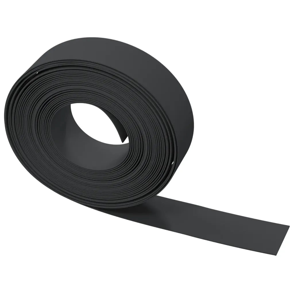 Bordature da Giardino 5 pz Nere 10 m 15 cm in Polietilene 3155447
