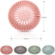 Kit di 4 catture capelli per scarico - Cattura capelli in silicone - Filtro per doccia e scarico - Filtro per prevenire la formazione di grumi - Cattura capelli per doccia e lavandino - Kit di protezione per doccia e cucina
