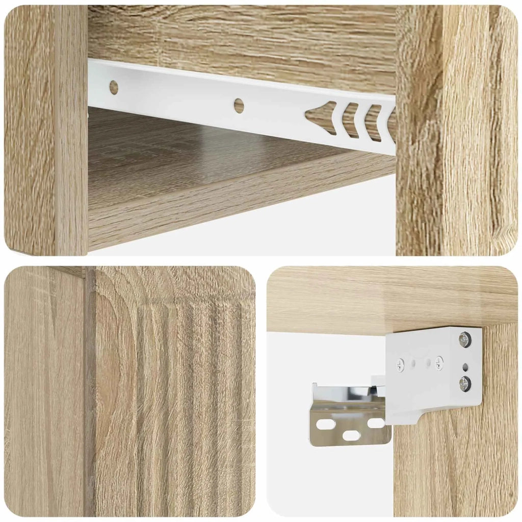 Armadio da Notte con cassetto Rovere Sonoma 49 x 34,5 x 20 cm 897939