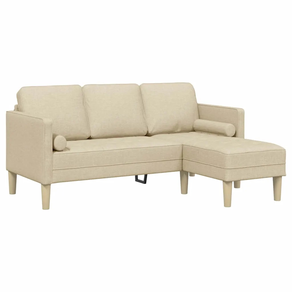 Set di divani con cuscino Crema Poliestere 42001919