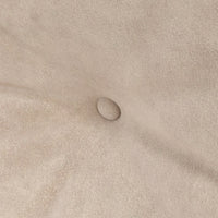 Divano Letto 3 in 1 con Schienale Regolabile e 2 Cuscini 102x73x81 cm in Tessuto Effetto Velluto Beige