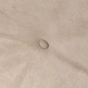 Divano Letto 3 in 1 con Schienale Regolabile e 2 Cuscini 102x73x81 cm in Tessuto Effetto Velluto Beige