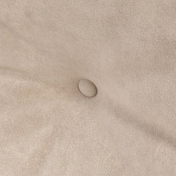 Divano Letto 3 in 1 con Schienale Regolabile e 2 Cuscini 102x73x81 cm in Tessuto Effetto Velluto Beige