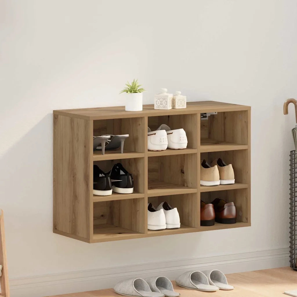 Mobile per scarpe Rovere artigianale 77,5 x 30 x 51 cm 875207