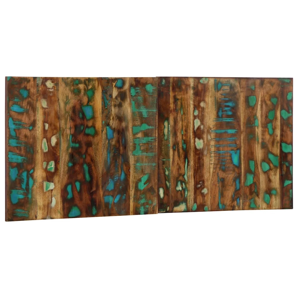 Testiera Multicolore 120 cm in Legno Massello Recupero