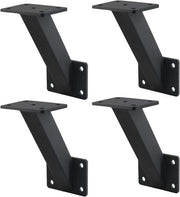 Supporto per parete - resistente - 4 pezzi - acciaio