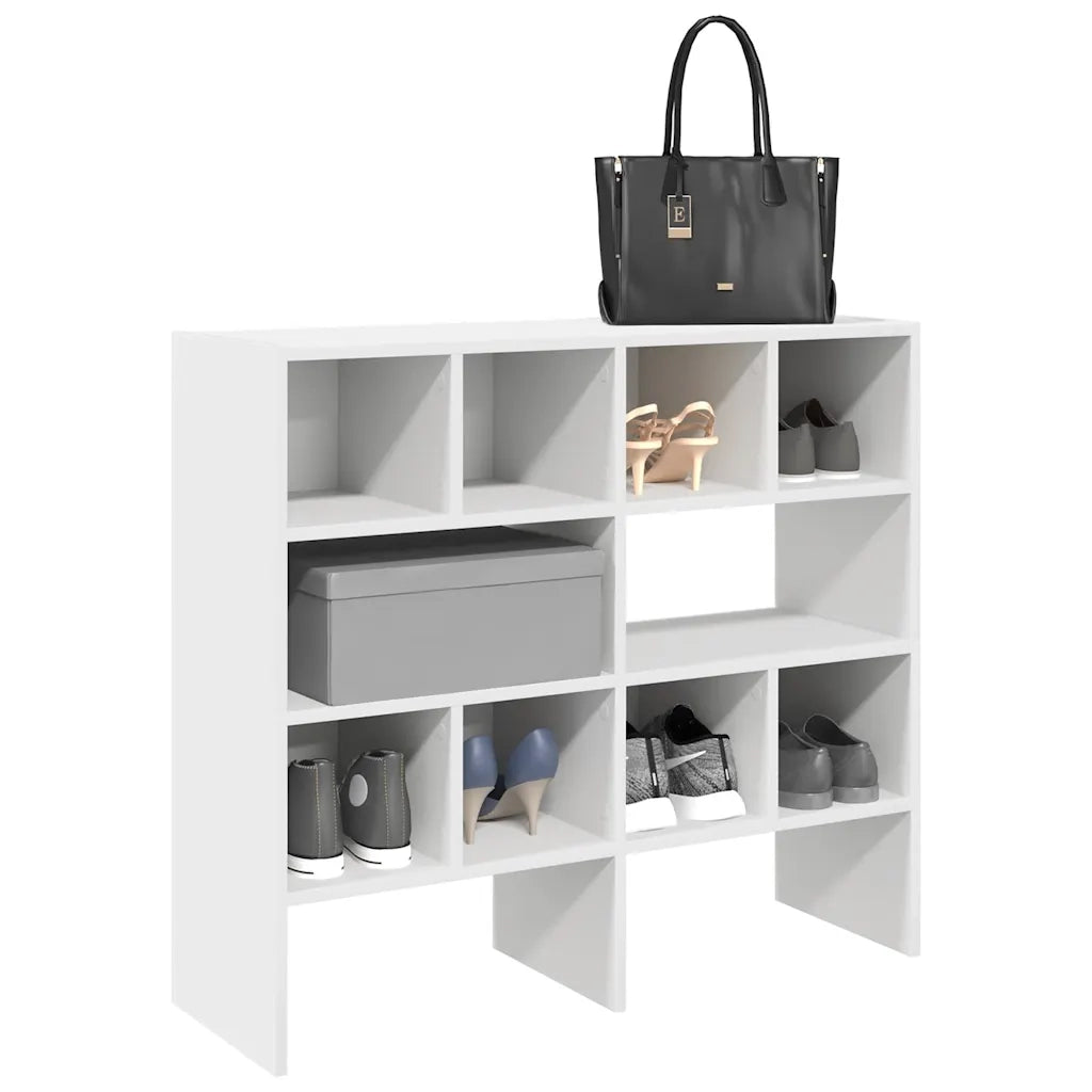 Scarpiere 2 pz Impilabili Bianche 89,5x30x40 cm CFW1525059