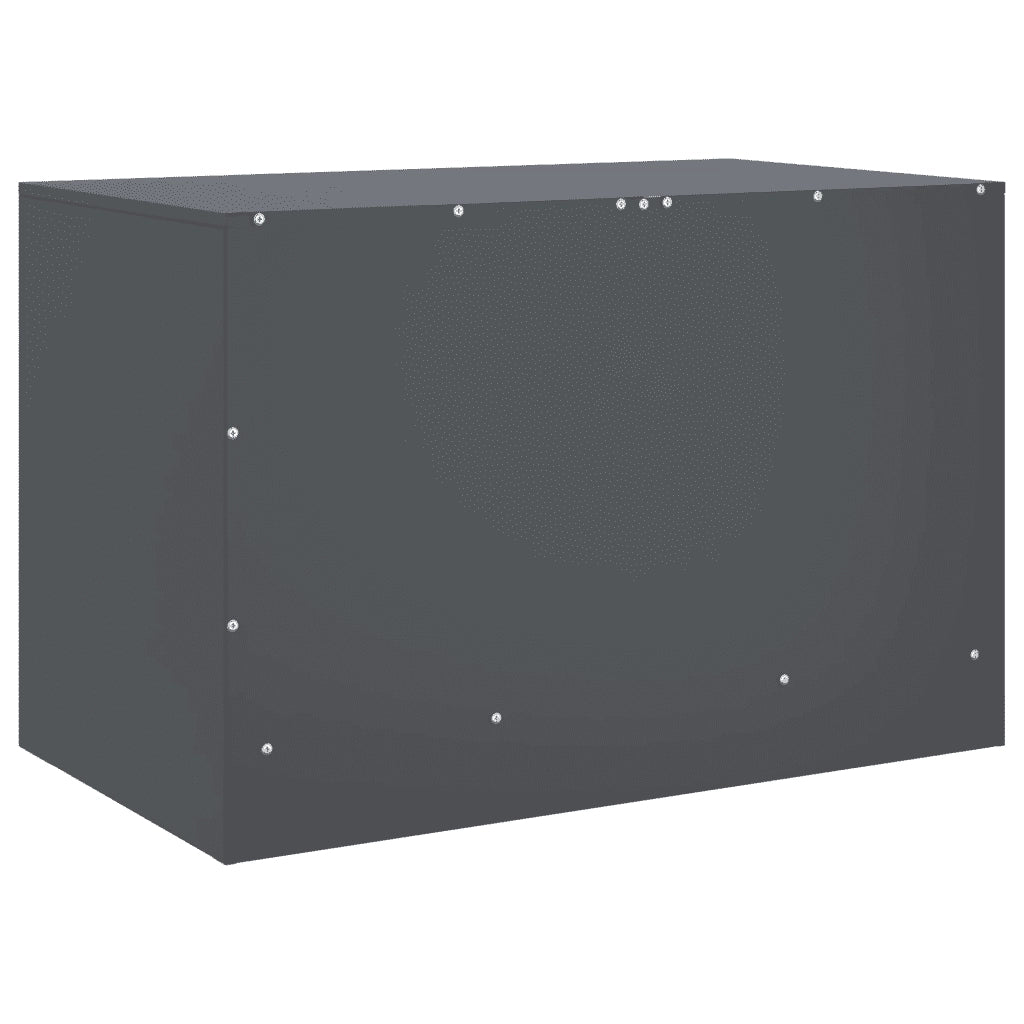 Mobili TV 2 pz Antracite 67x39x44 cm in Acciaio