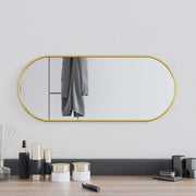 Specchio da Parete Dorato 60x25 cm Ovalecod mxl 95578