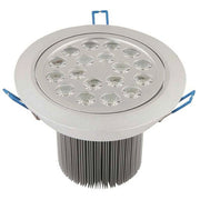 Trade Shop - Faretto A Led 18w Ad Da Incasso Orientabile Spot Luce A Molle Con Alette Driver - -bianco Freddo      -
