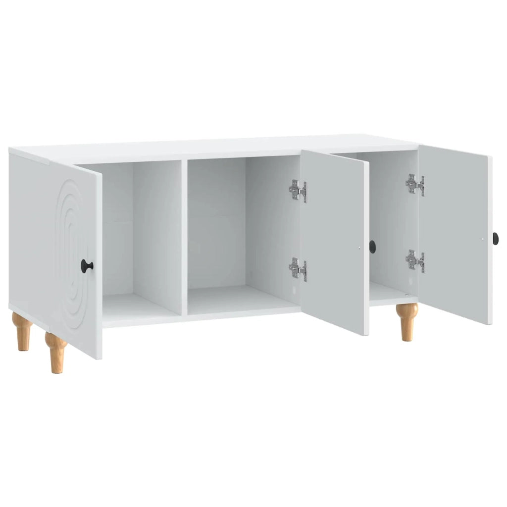 Mobile TV Bianco 99 x 34,5 x 50 cm Legno ingegnerizzato 894255