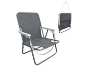 POLTRONCINA IN ACCIAIO DA SPIAGGIA  cm.53x52x66h.    VETTE