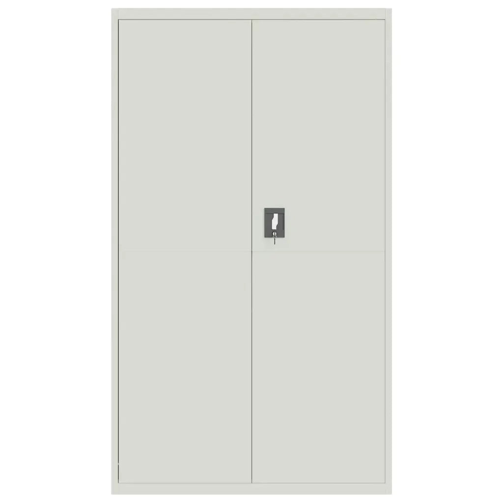 Armadio Classificatore Grigio Chiaro 105x40x180 cm in Acciaio 339769