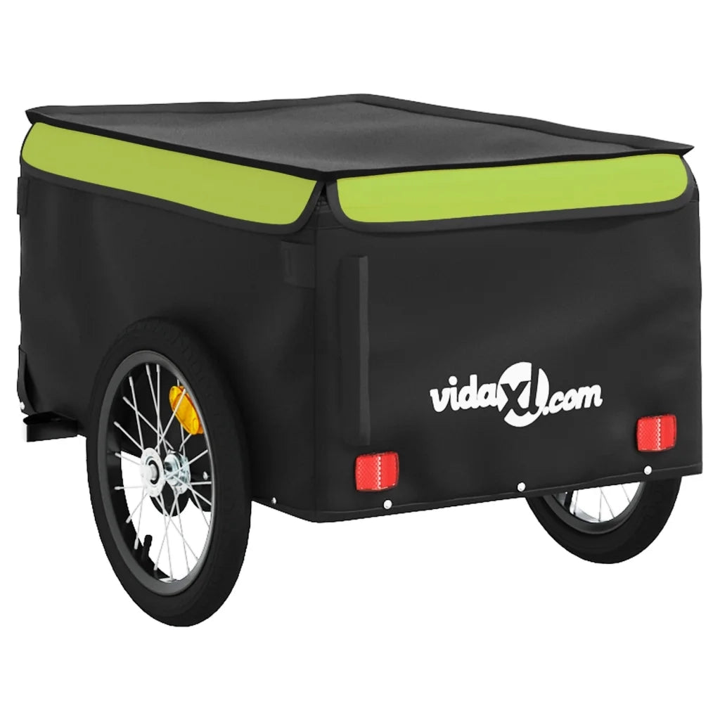 Rimorchio da Bici Nero e Verde 45 kg in Ferro CFW7354212