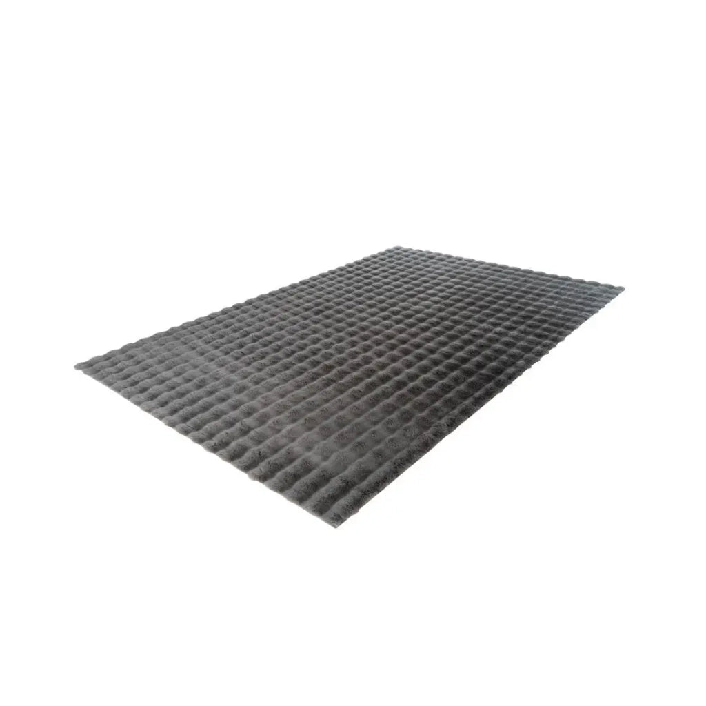 Tappeto 150x80cm, design H008Y colore grafite - Comfort ed eleganza per il tuo interno