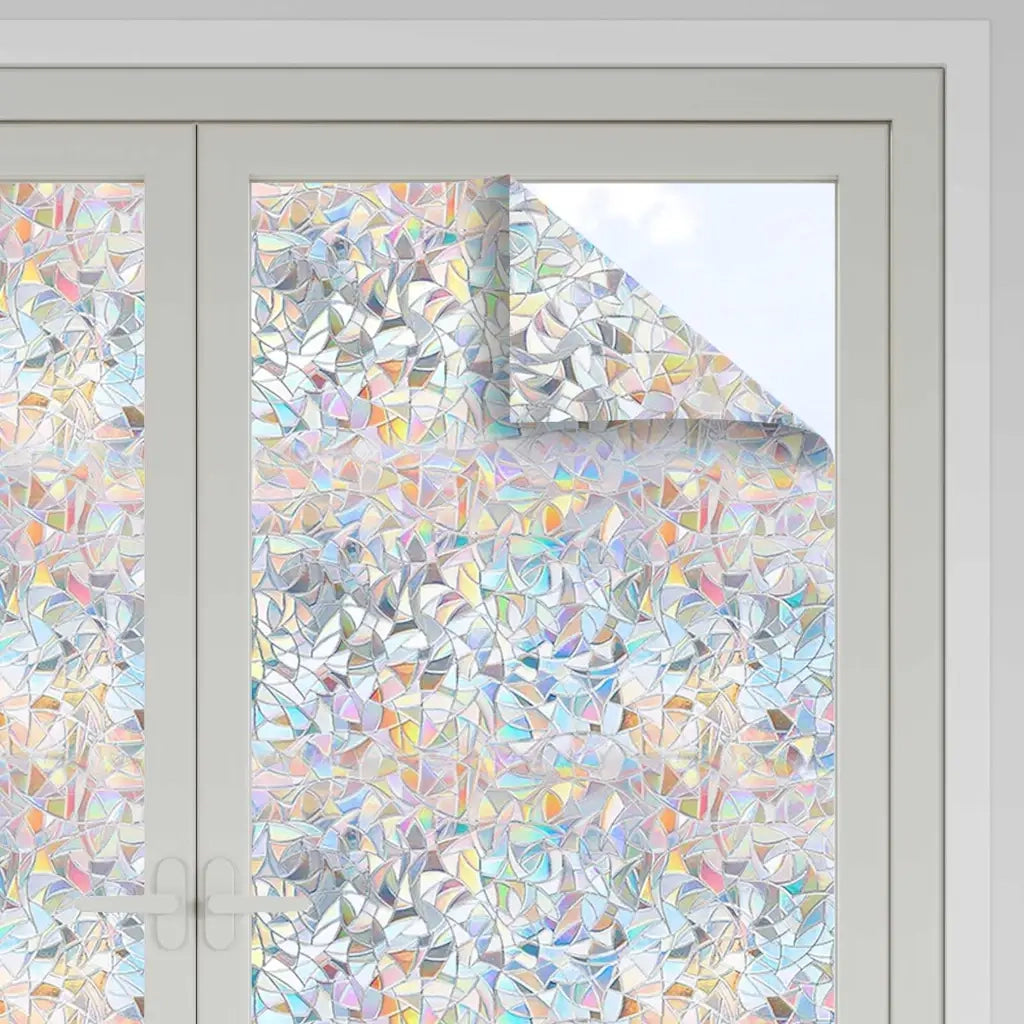 Pellicola statica per finestre Trasparente 90 x 1000 cm PVC CFW4152551