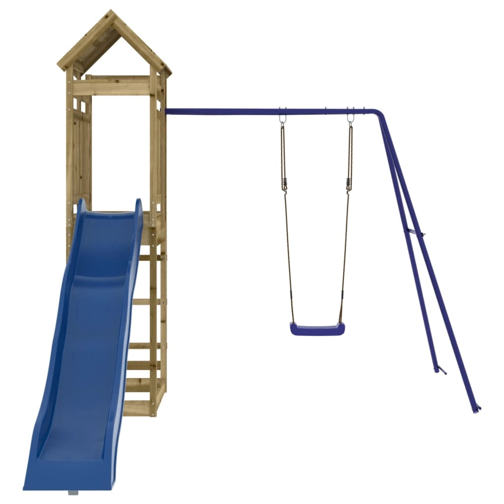 Set da Gioco da Esterno in Legno di Pino Impregnatocod mxl 126588