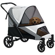 Carrello per Cani Pieghevole ¨C Zephmum ¨C Grigio