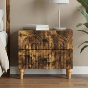 Armadio da Notte con cassetto Rovere Fumo 62 x 34,5 x 48 cm 894090