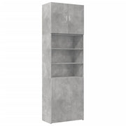 Credenza buffet cassettiera mobile contenitore organizer cucina soggiorno soggiorno alto 80 x 42,5 x 249 cm derivati ​​del legno grigio 02_0034724