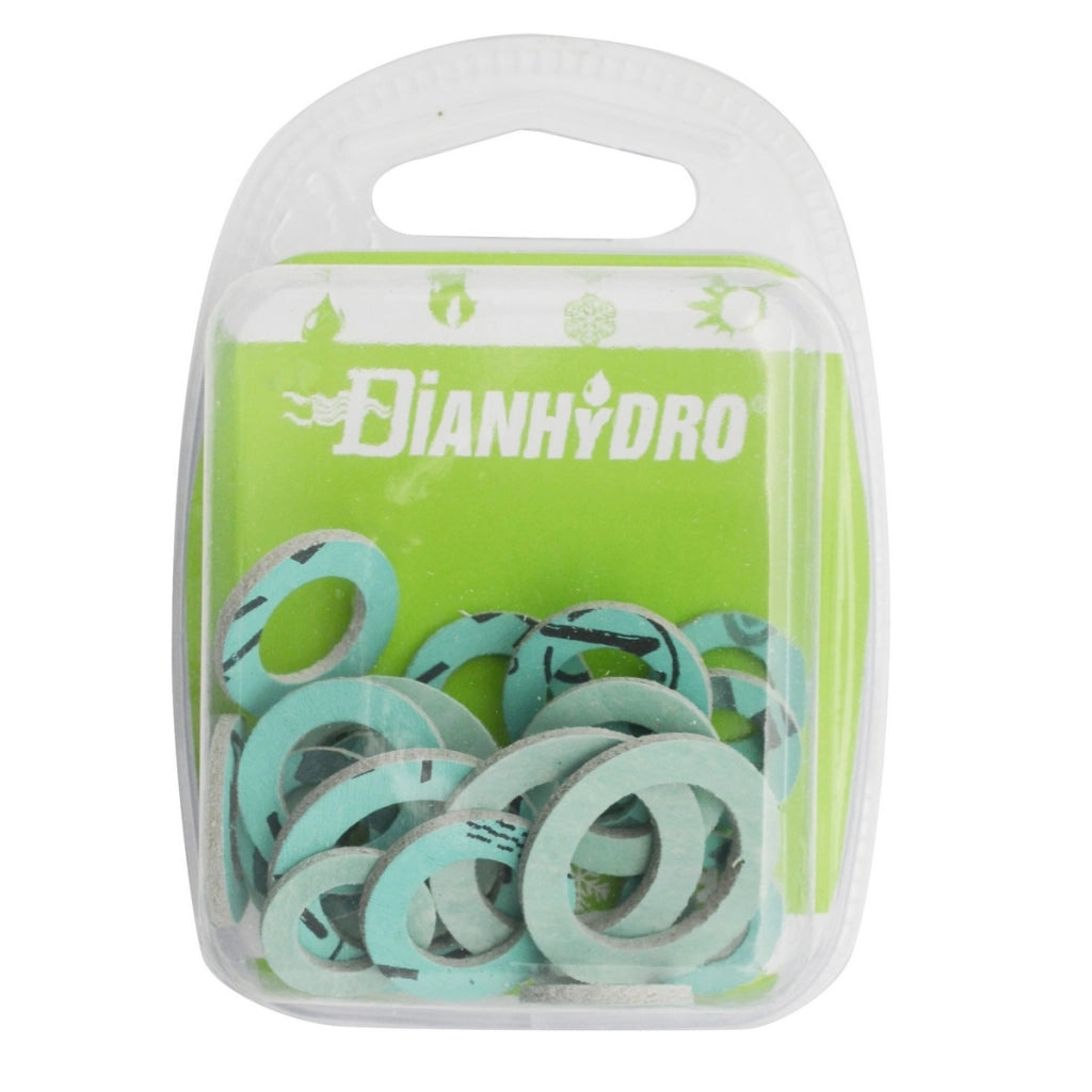 KIT MISTO GUARNIZIONI ESENTI AMIANTO BLISTER- pz.10x(3/8-1/2) +pz.5x(3/4)- FAIDF- pezzi 1