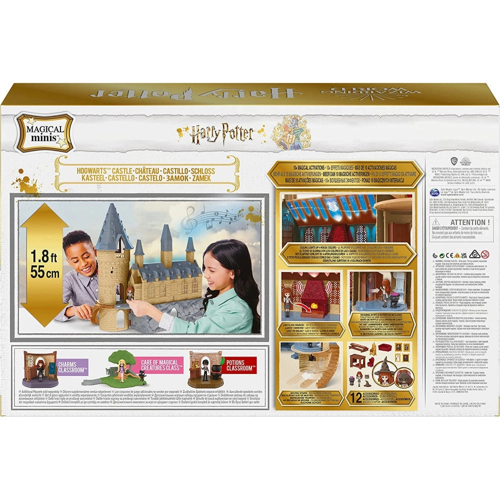 Trade Shop - Castello Di Hogwarts Harry Potter Con 12 Accessori Luci E Suoni Bambola Hermione -