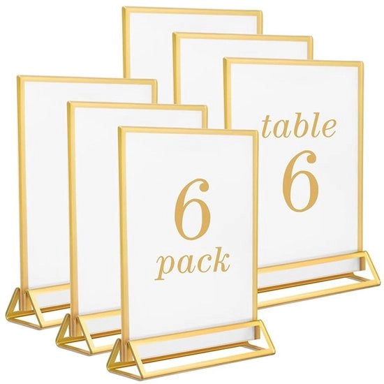Supporto per Menu A4 in Fotografia con Cornice in Acrilico