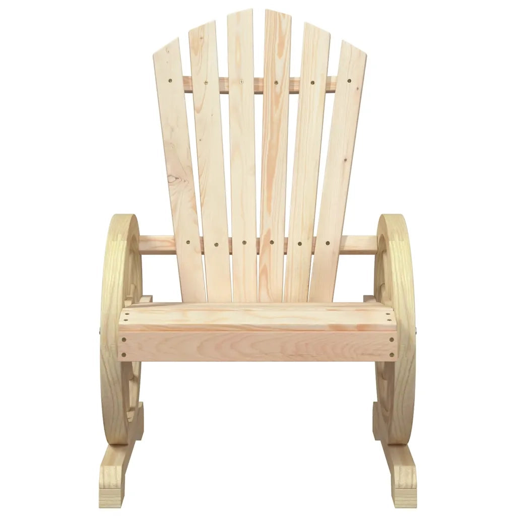 Sedia da patio-Sedie da Giardino Adirondack 2 pz in Legno Massello di Abete 155590