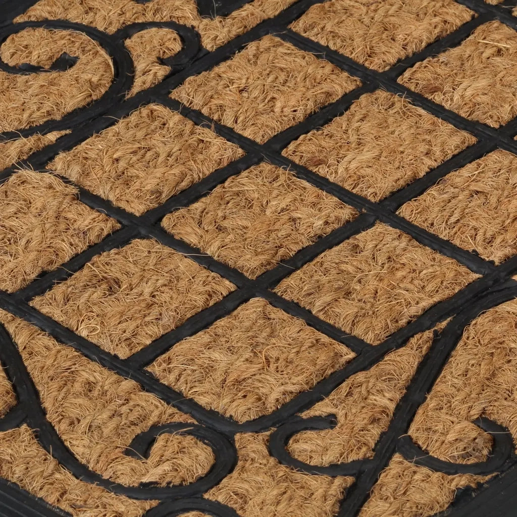 Zerbino Rettangolare 45x75 cm in Gomma e Fibra di Cocco 155666