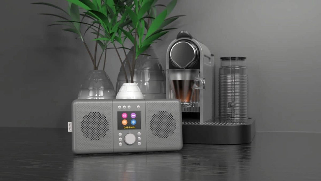 ELAN CONNECT+ - Radio Internet stereo multifunzione con DAB e Bluetooth 4.2 (DAB/DAB+ radio digitale, radio FM, Internet Radio, display TFT, 20 preset, streaming musicale, podcast) Nero carbone