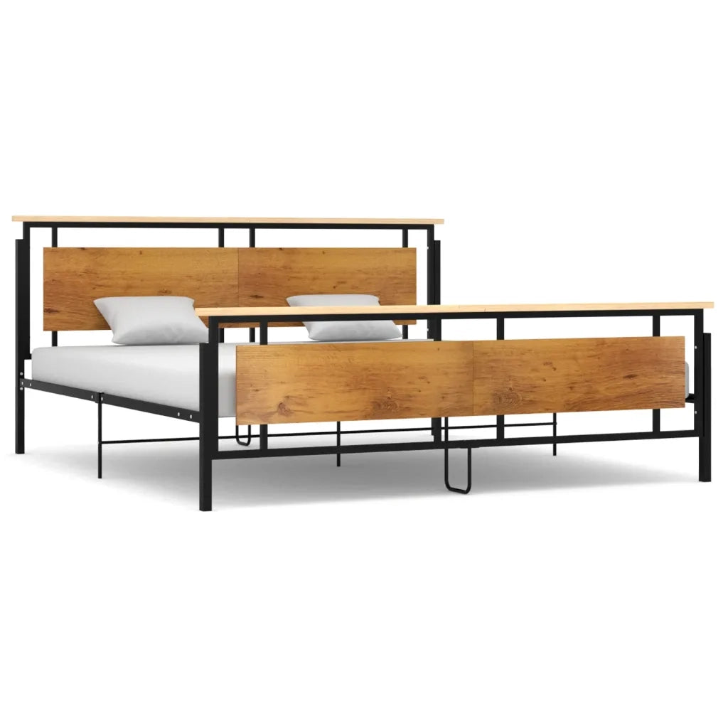 Letto matrimoniale | Letto per adulti | Giroletto in Metallo 200x200 cm