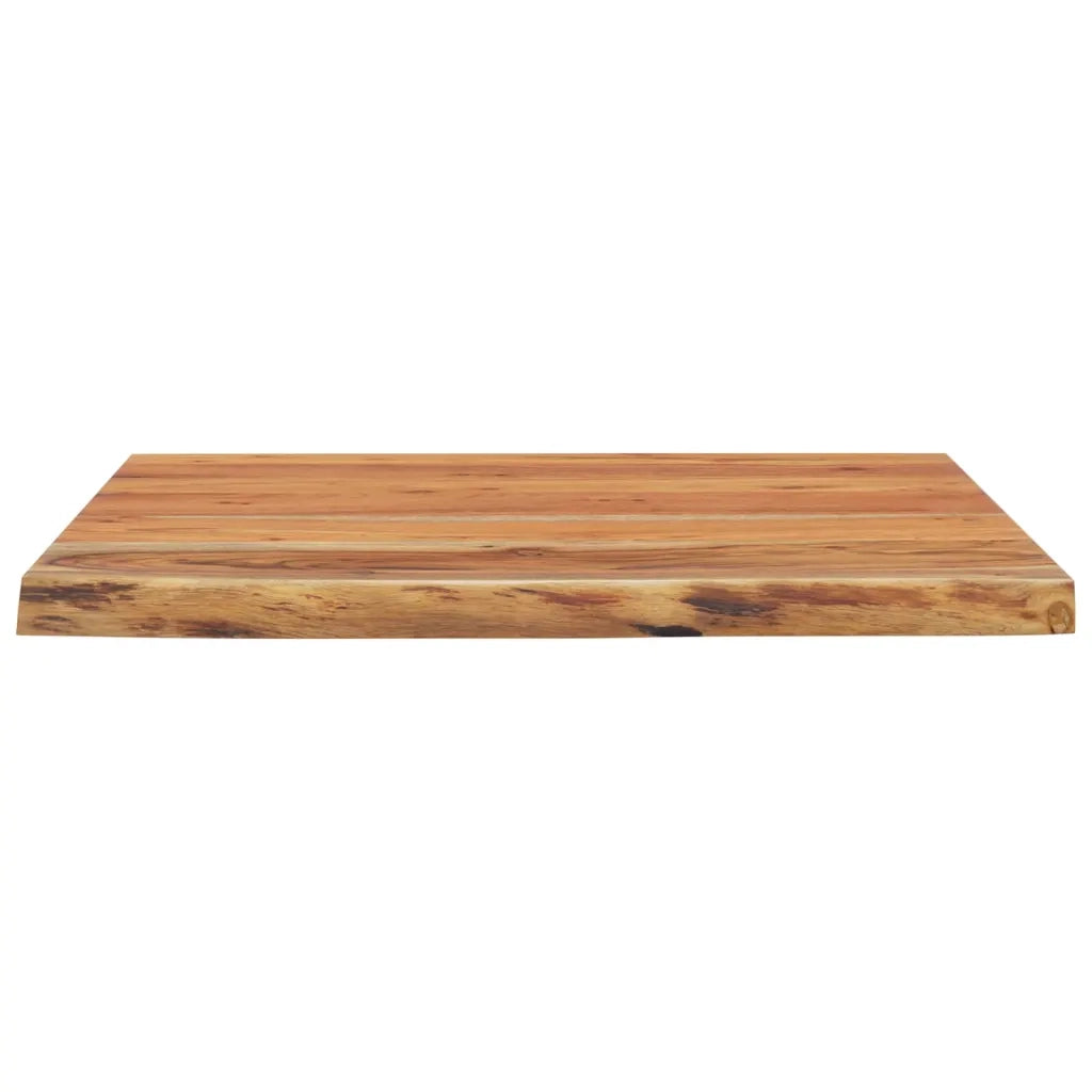 Piano Bagno 60x60x2,5 cm Quadrato Legno Massello di Acacia
