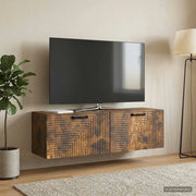 Mobile Porta TV da Muro Rovere Fumo 98 x 31 x 30 cm 898730